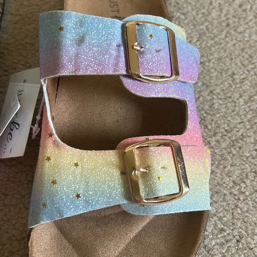 Brand new Just Be Rainbow Sandals - Picture 3 of 6